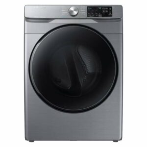 Samsung 7.5 cu. ft. Electric Dryer with Steam Sanitize+ in Platinum(DVE45R6100P/A3)