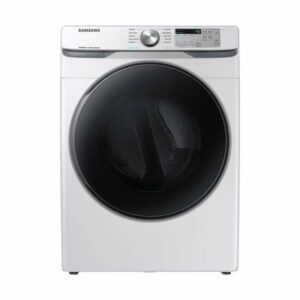 Samsung 7.5 cu. ft. Electric Dryer with Steam Sanitize+ in White(DVE45R6100W/A3)