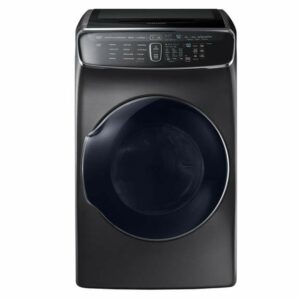 Samsung 7.5 cu. ft. Smart Electric Dryer with FlexDry in Black Stainless Steel(DVE60M9900V/A3)