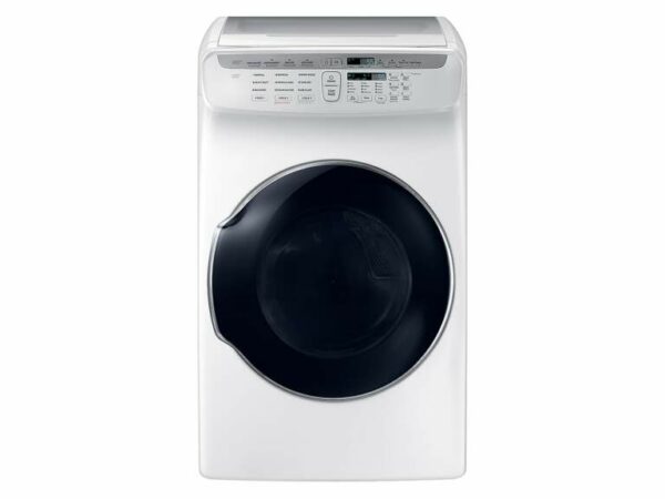 Samsung 7.5 cu. ft. Smart Electric Dryer with FlexDry in White(DVE55M9600W/A3)