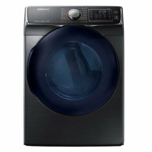 Samsung 7.5 cu. ft. Smart Electric Dryer with MultiSteam in Black Stainless Steel(DV45K6500EV/A3)