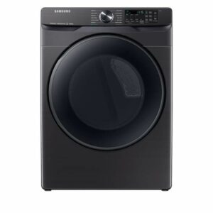 Samsung 7.5 cu. ft. Smart Electric Dryer with Steam Sanitize+ in Black Stainless Steel(DVE50R8500V/A3)