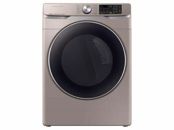 Samsung 7.5 cu. ft. Smart Electric Dryer with Steam Sanitize+ in Champagne(DVE45R6300C/A3)