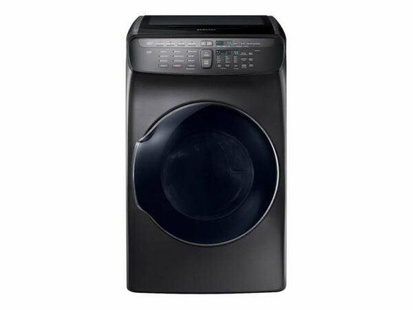 Samsung 7.5 cu. ft. Smart Gas Dryer with FlexDry in Black Stainless Steel(DVG55M9600V/A3)