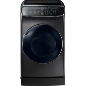 Samsung DVE60M9900 27 Inch Wide 7.5 Cu. Ft. Electric Dryer with 16 Drying Cycles and Upper Delicates Dryer Black Stainless Steel Laundry Appliances