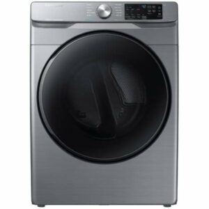 Samsung DVG45R6100 27 Inch Wide 7.5 Cu. Ft. Gas Dryer with Smart Care Platinum Laundry Appliances Dryers Gas Dryers