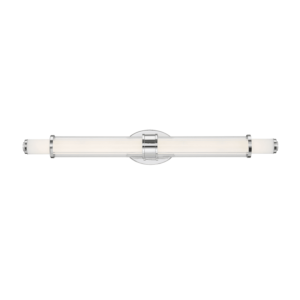 Savoy House 8-1959-53 Delaney 33" Wide Integrated LED Bath Bar Chrome Indoor Lighting Bathroom Fixtures Bath Bar