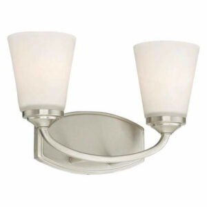 Savoy House Jordan 13.5" 2-Light Transitional Metal Bath Bar in Satin