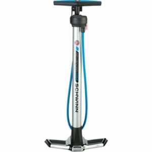 Schwinn Air Center Max Floor Pump Silver - Bicycle Accessoriesories at Academy Sports