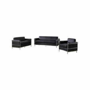 Sherry Modern Living Room Collection, Black, 3 Piece Set