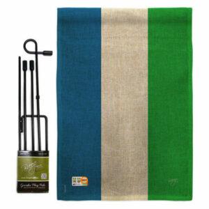 Sierra Leone Flags of the World Nationality Garden Flag Set