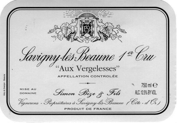 Simon Bize et Fils 2005 Savigny-les-Beaune Aux Vergelesses Premier Cru - Chardonnay White Wine