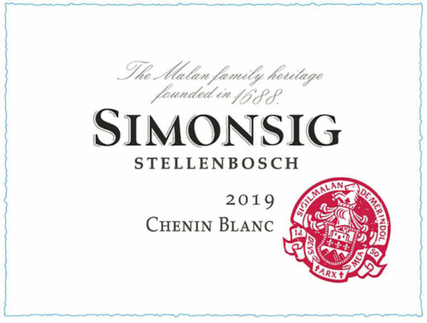 Simonsig 2019 Chenin Blanc - White Wine