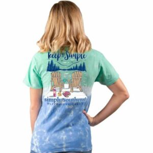 Simply Southern Women's Simple Graphic T-Shirt Green/Blue, Large - Women's Graphic Tops at Academy Sports