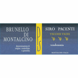 Siro Pacenti 2012 Brunello di Montalcino Vecchie Vigne - Sangiovese Red Wine