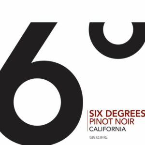 Six Degrees Cellars 2016 Pinot Noir - Red Wine