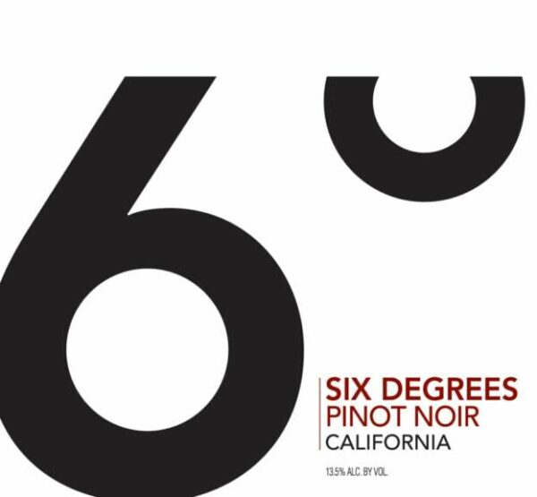 Six Degrees Cellars 2016 Pinot Noir - Red Wine