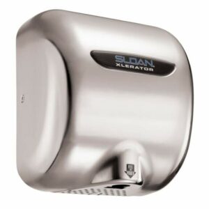 Sloan EHD-501 Xlerator Model Ultra-fast Sensor Activated Hand Dryer For Surface Mounting 110/120 VAC 12.5 Amp Chrome Commercial Bathroom Accessories