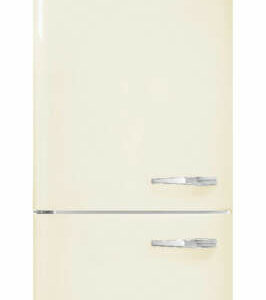 Smeg 50's Retro Style Aesthetic 18 Cu. Ft. Cream Left-Hinge Bottom Freezer Refrigerator