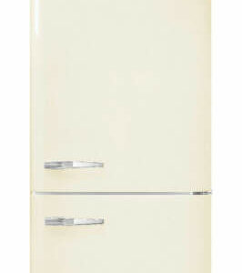 Smeg 50's Retro Style Aesthetic 18 Cu. Ft. Cream Right-Hinge Bottom Freezer Refrigerator