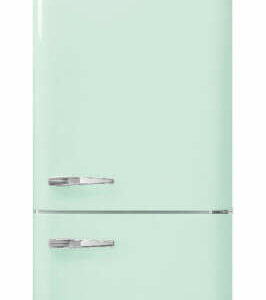 Smeg 50's Retro Style Aesthetic 18 Cu. Ft. Pastel Green Right-Hinge Bottom Freezer Refrigerator