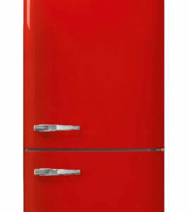 Smeg 50's Retro Style Aesthetic 18 Cu. Ft. Red Right-Hinge Bottom Freezer Refrigerator