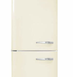 Smeg 50's Retro Style Aesthetic 24" Cream Left-Hinge Bottom Freezer Refrigerator