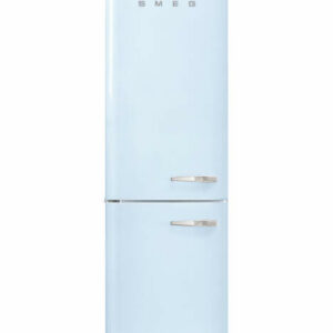 Smeg 50's Retro Style Aesthetic 24" Pastel Blue Left-Hinge Bottom Freezer Refrigerator