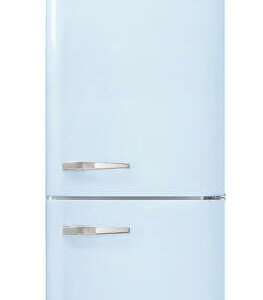 Smeg 50's Retro Style Aesthetic 24" Pastel Blue Right-Hinge Bottom Freezer Refrigerator