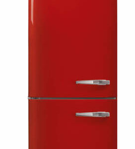 Smeg 50's Retro Style Aesthetic 24" Red Left-Hinge Bottom Freezer Refrigerator