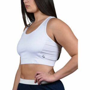 Soffe Juniors' Mid Impact Cheer Plus Size Sports Bra White, 2X - Women's Athletic Performance Tops at Academy Sports