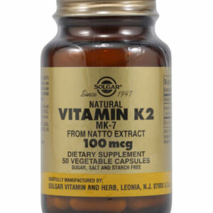 Solgar - 50-Ct. Natural Vitamin K2 (MK-7) 100-mcg Capsule