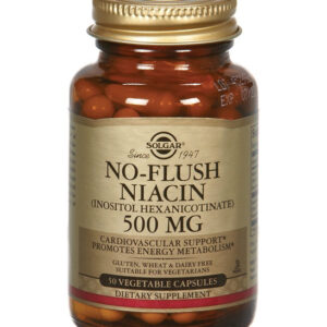 Solgar - 50-Ct. No-Flush Niacin Vitamin B3 500-mg Capsules