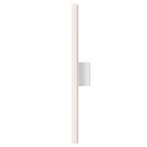 Sonneman 2342-DIM Stiletto 31.75" Height LED Bathroom Bath Bar Bright Satin Aluminum Indoor Lighting Bathroom Fixtures Bath Bar