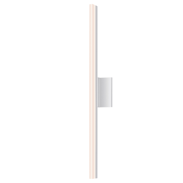 Sonneman 2342-DIM Stiletto 31.75" Height LED Bathroom Bath Bar Bright Satin Aluminum Indoor Lighting Bathroom Fixtures Bath Bar