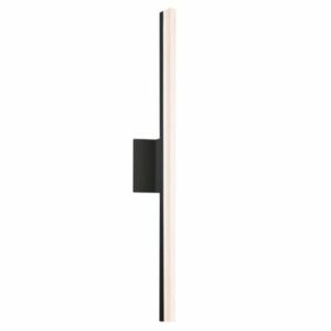 Sonneman 2342-DIM Stiletto 31.75" Height LED Bathroom Bath Bar Satin Black Indoor Lighting Bathroom Fixtures Bath Bar