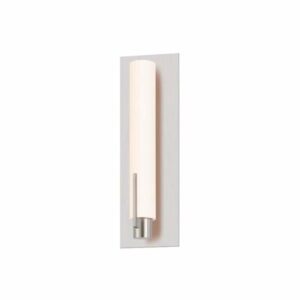 Sonneman 2441-ST Tubo Slim 4.75" LED Bathroom Bath Bar with Spine Trim Satin Nickel Indoor Lighting Bathroom Fixtures Bath Bar