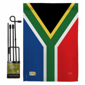 South Africa Flags of the World Nationality Garden Flag Set