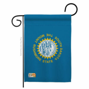 South Dakota Americana States Garden Flag