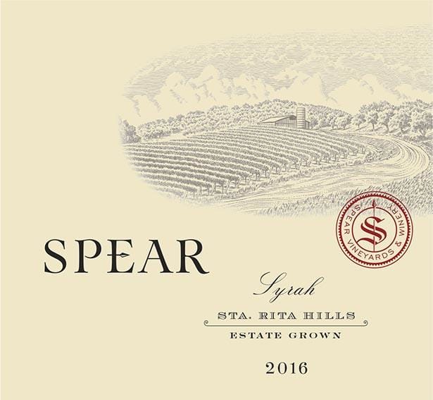 Spear 2016 Estate Syrah - Syrah/Shiraz Red Wine