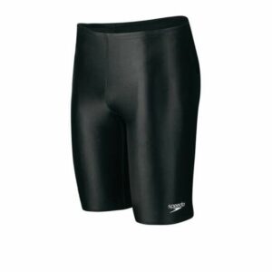 Speedo Men's Core Solid Jammer Black, 34" - Men's Competition Swim at Academy Sports