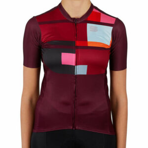 Sportful Women's Idea Cycling Jersey SS21 - XS - Red Wine