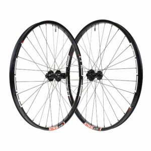 Stans No Tubes Flow Mk3 Mountain Bike Wheelset - 15 x 100mm Front & 142 x 12mm Rear - Black