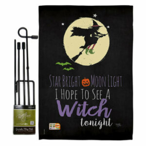 Star Bright Fall Halloween Garden Flag Set