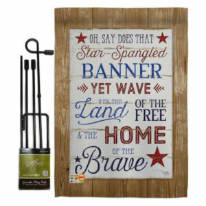 Star Spangled Pride Americana Patriotic Garden Flag Set