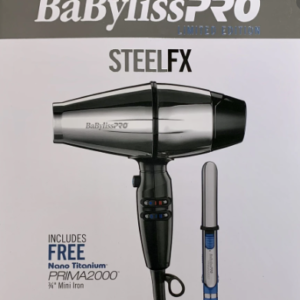 Steel Fx Dryer + Prima 2000 Flat Iron Combo