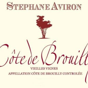 Stephane Aviron 2017 Cote de Brouilly Vieilles Vignes - Gamay Red Wine