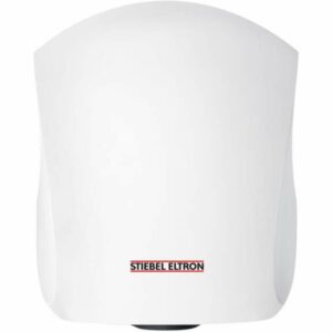 Stiebel Eltron Ultronic 1W Galaxy Line 120 Volt 170.7 CFM Electric Hand Dryer with Infrared Proximity Sensor Gloss White Commercial Bathroom