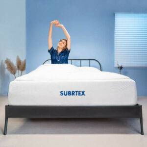 Subrtex 12-inch Breathable Comfortable Memory Foam Mattress, King