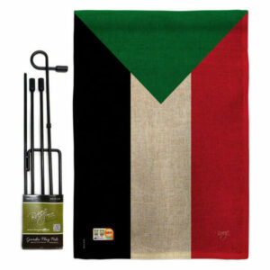 Sudan Flags of the World Nationality Garden Flag Set